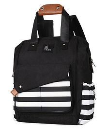 R for Rabbit Caramello Delight The Smart Diaper Bag - Black Stripes