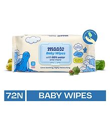 Maate Soothing & Hypoallergenic Baby Wipes - 72 Pieces