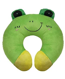 Ultra Neck Pillow Frog Design - Green  