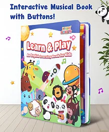 Musical English Interactive Children Learning Book|Educational Phonetic Learning Book| 22 Pages | 3 Interactive Modes - Read, Music & Game| Develop Brain Power & Observation Skills |Intelligence Book| BIS Certified 