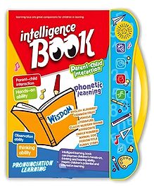 NEGOCIO intelligence book interactive Children Book Musical English Educational Phonetic Learning Book for 3 + Year Kids-PACK OF 1- COLOR MAY VARY