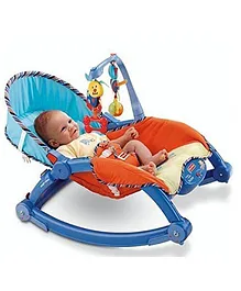 Webby Newborn To Toddler Portable Baby Rocker - Blue