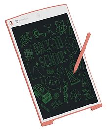 Portronics Ruffpad 12 LCD Writing Pad 30.48cm, Anti-Glare Screen, Smart Lock Switch, One-Tap Erase Button(Pink) POR-2635