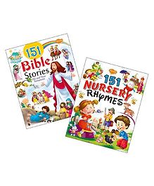 Sawan Story Book 151 Series Bible Stories Nursery Rhymes Set of 2 - English