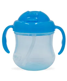 Pigeon Mag Mag Straw Cup With Handle Sky Blue - 200 ml