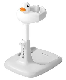 Baby Bath Stand with Duck Design - Grey