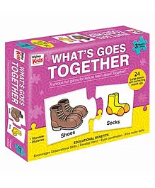Braino Kids What Goes Together Jigsaw Puzzle Multi Color - 24 Pieces