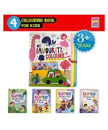 My Colorful World: 4-in-1 Early Learning Coloring Activity Books for Kids, Children and Toddlers  Pack of 4 - English