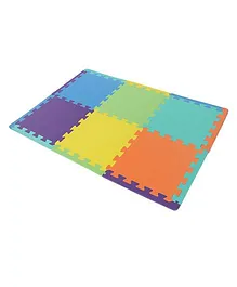 Funjoy Color Puzzle Floor Mat - Multicolor