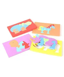 Funjoy Whizkid Animals Puzzles Multicolour - 3 4 5 & 6 Pieces