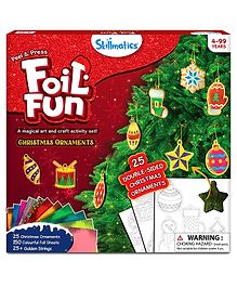 Skillmatics Art & Craft Activity - Foil Fun Christmas Ornaments, Mess-Free Art for Kids, Festive Holiday Craft Kits, DIY Decor Creative Activity, Gifts for Girls & Boys Ages 4, 5, 6, 7, 8, 9, and Up
