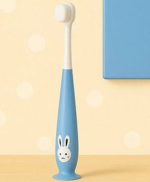 Luvlittle Baby Toothbrush I Supersoft Bristles & Section Cup Base Tooth Brush for Kids/Babies/Toddlers - Blue (Pack of 1)