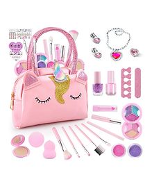 Kidology Kids Makeup Kit for Girl, Unicorn Toys for Girl Real Washable Makeup Girls Princess Play Make Up Toys