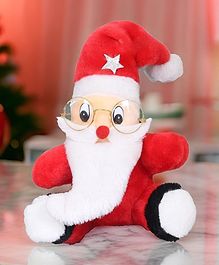 Tickles Santa Claus Soft Stuffed Plush Toy for Kids Boys & Girls Christmas Special (Color: Red Height 20 cm)