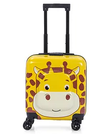 Kids Luggage Bag 3D Animals Shape Yellow -
                        13 Inches