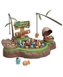 AKN TOYS Educational dinosaur magnetic Fishing Game Toys with music for kids - PACK OF 1 - COLOR MAY VARY