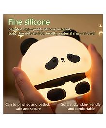 Flaze Night Lamp, Lazy Panda Lamp, Lazy Panda Light lamp, Lazy Panda Touch Silicone Lamp, 7 Colour Changing Light for Kids Bedroom, USB Rechargeable ( Color May Vary)