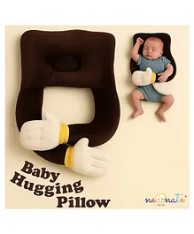 NeonateCare Baby Hugging Pillow for Head
                        Shaping|Neck Support New Born Baby Infant
                        Soft,Plush Pillow - Brown Hugging Pillow