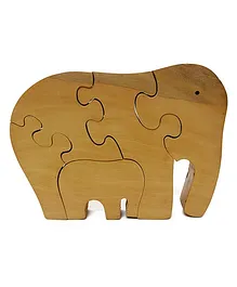 Aatike - Wooden Puzzle Elephant Toy