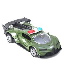 Kids Fun Toys 1:32 Die-Cast Army Car with Pull Back - Olive Green