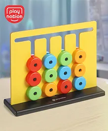 Play Nation Colour And Pattern Matching
                        Montessori Slide Puzzle | Lightweight, Compact
                        And Durable Design | Cognitive Play | Fosters
                        Critical Thinking | Yellow | BIS Certified