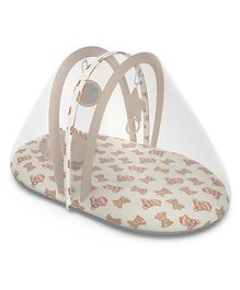 Fancy Fluff Organic Mosquito Net Set - Cuddle Bear