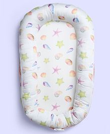 Fancy Fluff Organic Baby Cocoon - Sea Fantasy