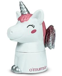Omumsie Unicorn Lip Balm | Gentle Lip Care with Shea Butter & Coconut Oil | Perfect for Baby, Kids & Adults | Celestial Wings| 5 Grams (White)