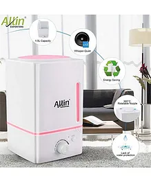 Allin Exporters DT-1618 Ultrasonic Diffuser & Humidifier 1500 ML Tank Capacity - White