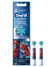 Oral-B Kids Spiderman Electric Brush Heads
                      Pack of 2 - White