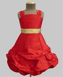 A.T.U.N Ballroom Gown With Belt - Red