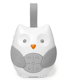 Skip Hop Stroll & Go Portable Baby Soother Owl Shape - White Grey