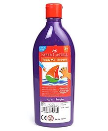 Faber Castell Ready Mix Tempera Paint Bottle Purple - 500 ml