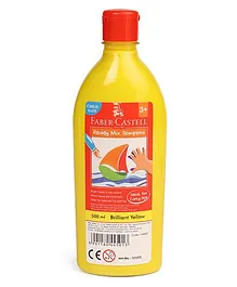 Faber Castell Ready Mix Tempera Paint Bottle Brilliant Yellow - 500 ml