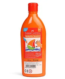 Faber Castell Ready Mix Tempera Paint Bottle Orange - 500 ml