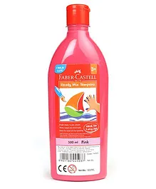 Faber Castell Ready Mix Tempera Paint Bottle Pink - 500 ml