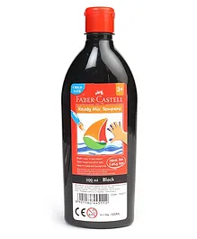 Faber Castell Ready Mix Tempera Paint Bottle Black - 500 ml