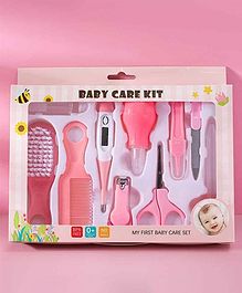 Ortis Baby Care Grooming Kit Pack of 10 - Pink