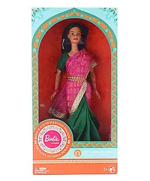 Barbie In India Fashion Doll Madurai Theme With DIY Kit Pink - 30 cm
