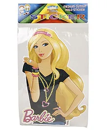 Sticker Bazaar Barbie Medium Cut Out - Multi Color
