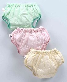 Tinycare Waterproof Baby Nappy Medium Pack of 3 (Color May Vary)