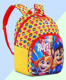 Paw Patrol Print School Bag Yellow - 13 Inches