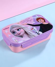 Disney Frozen Printed Lunch Box  - Pink & Violet