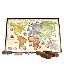 Hasbro The Game of Strategic Conquest Risk - Brown   