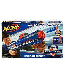 Nerf N-Strike Elite Rampage Blaster With 25 Darts - Blue Orange