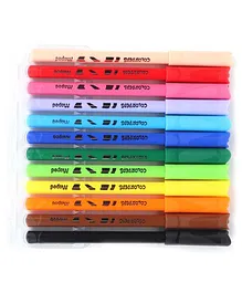 Maped Color Peps Felt Tip Sketch Pens Multi Colour - Pack of 12