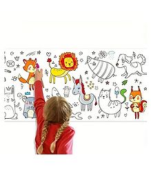 Ji and Ja Drawing Paper Roll for Kids, 30 x 300 cm Large Coloring Poster for Toddlers, Art Paper, Kids Coloring Drawing Paper Roll Best Birthday Gift