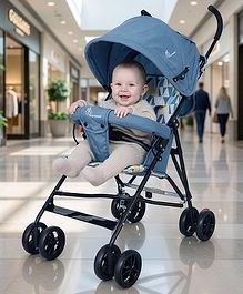 R for Rabbit Pixie Toddles Buggy and Stroller, Baby Stroller and Buggy for Baby, New Born, Kids - Buggy for Kids, Travel Friendly Portable Easy Foldable and Carry, Kids Age 6-36 Months (Abstract Blue)