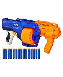 Nerf N-Strike Elite  Surgefire 15 Dart Gun - Blue Orange