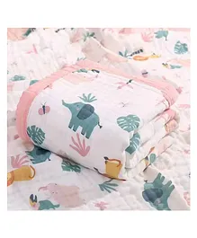 Baby Muslin Organic Cotton Super Soft
                        Absorbent Muslin 6 Layer Blanket - BABY
                        ELEPHANT